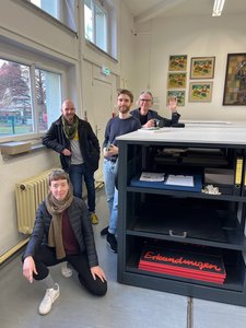 Projektstart: Besuch im Kunstarchiv Beeskow Foto: Antje Wilke